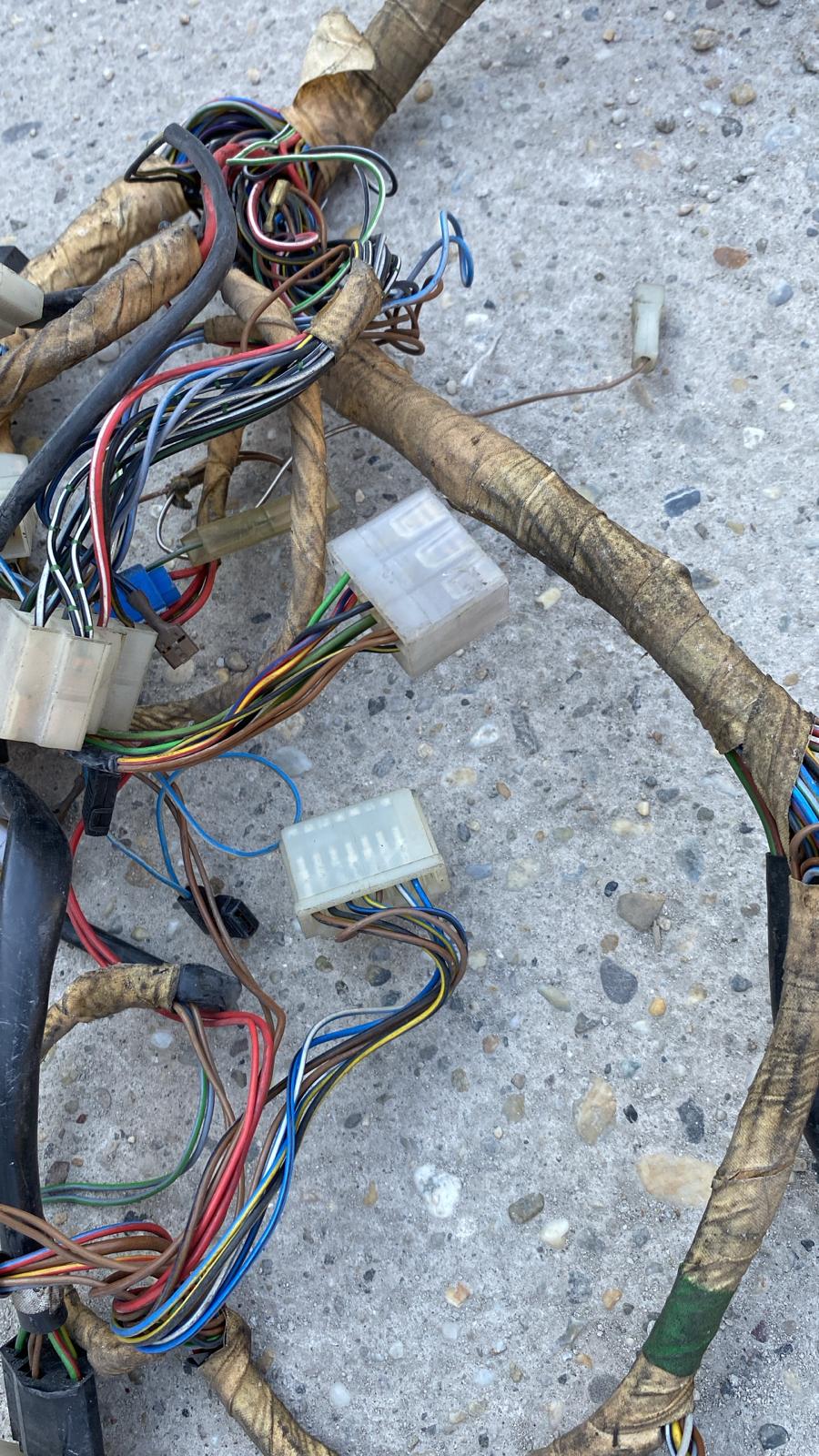 Porsche 944 LHD 85-89 Interior/Dashboard wiring loom manual, with sunroof, used 94461200500