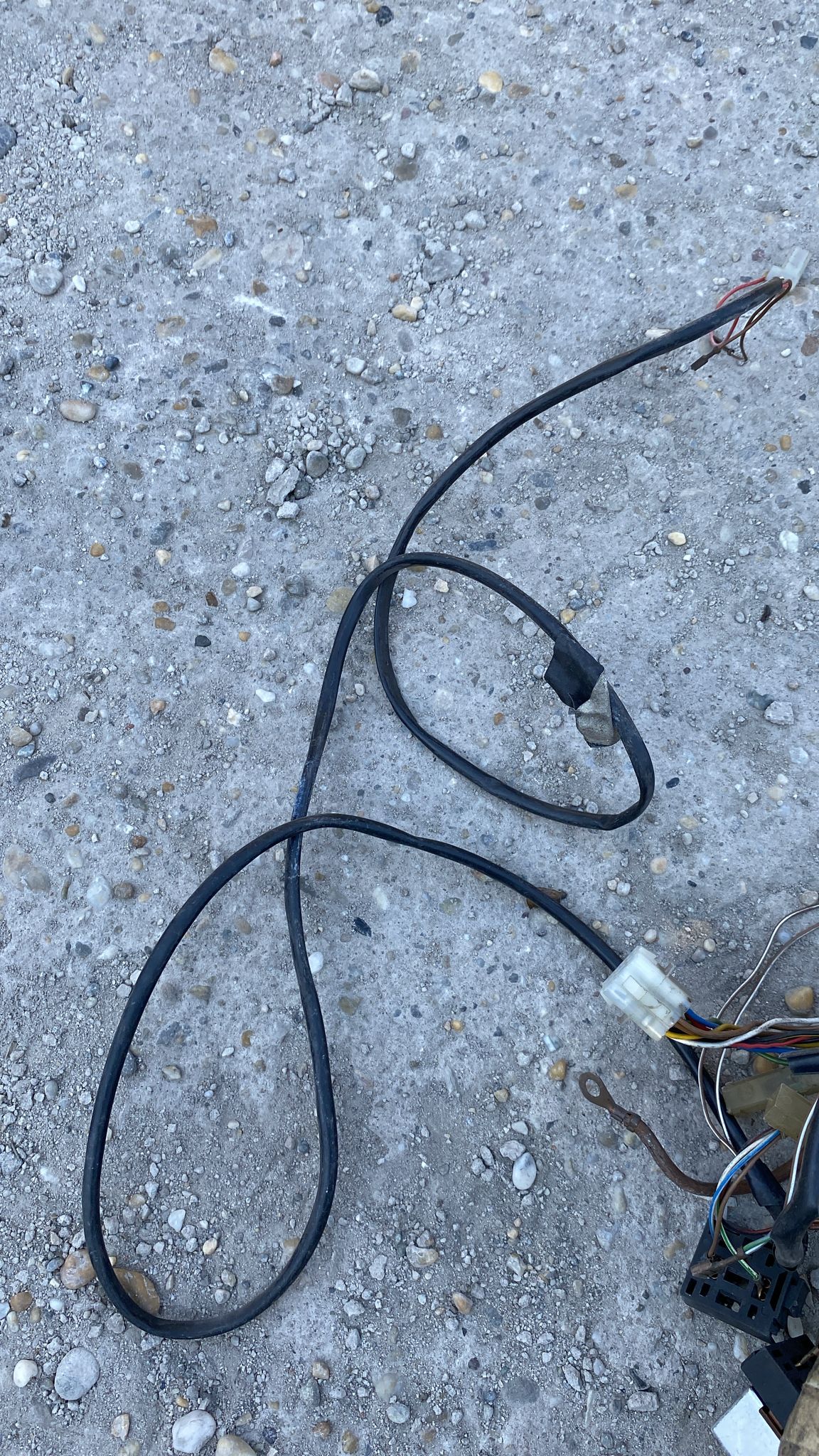 Porsche 944 LHD 85-89 Interior/Dashboard wiring loom manual, with sunroof, used 94461200500