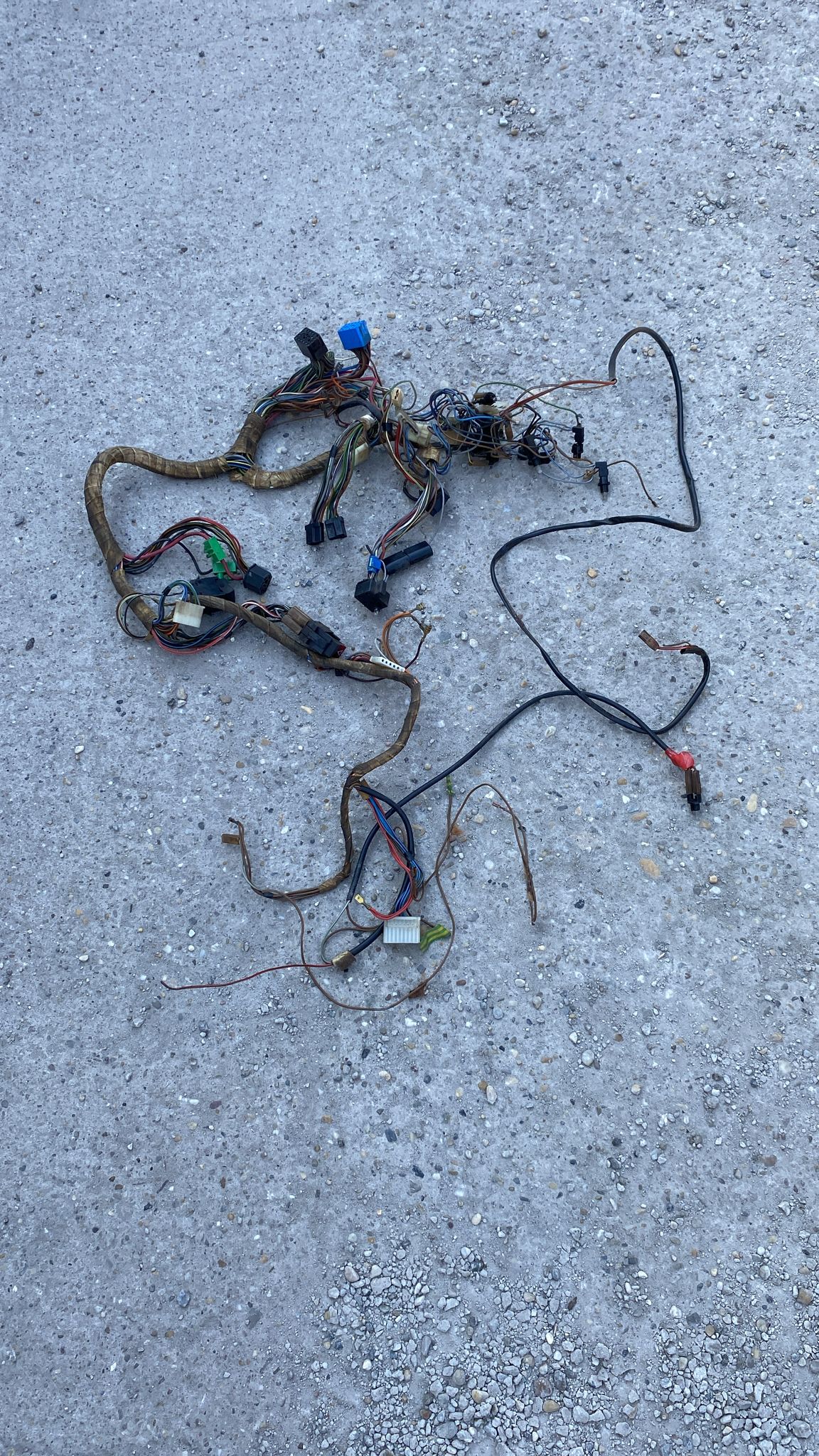 Porsche 924 76-79 LHD Interior/Dashboard wiring loom, used 477971050