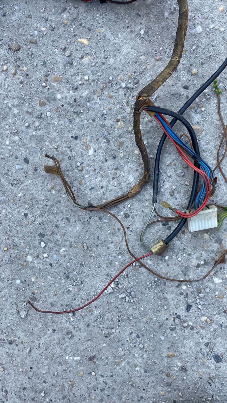 Porsche 924 76-79 LHD Interior/Dashboard wiring loom, used 477971050