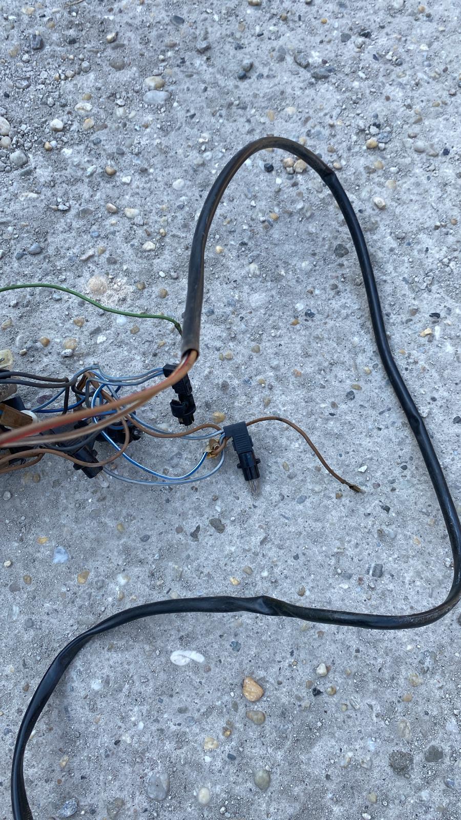 Porsche 924 76-79 LHD Interior/Dashboard wiring loom, used 477971050