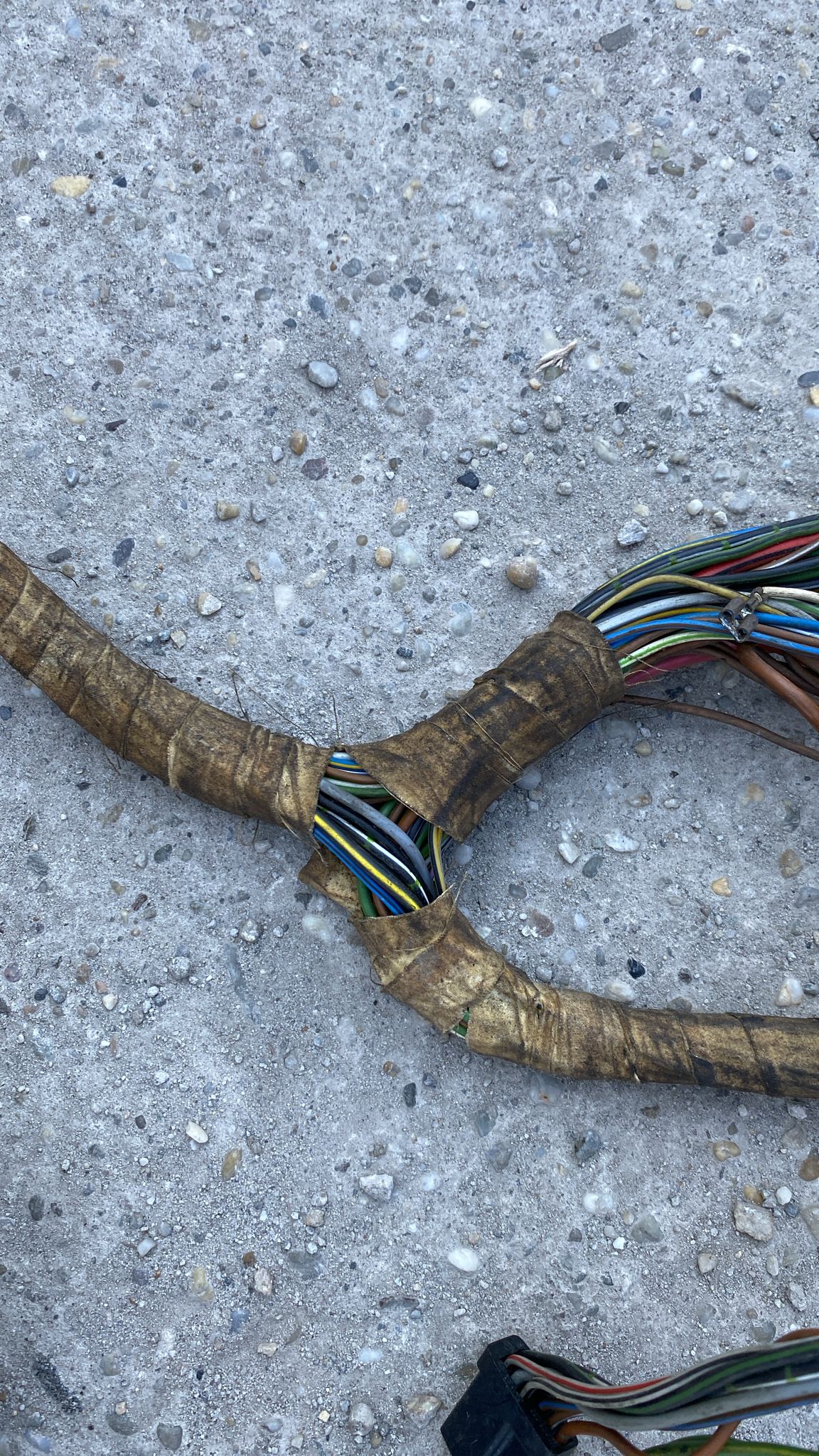 Porsche 924 76-79 LHD Interior/Dashboard wiring loom, used 477971050