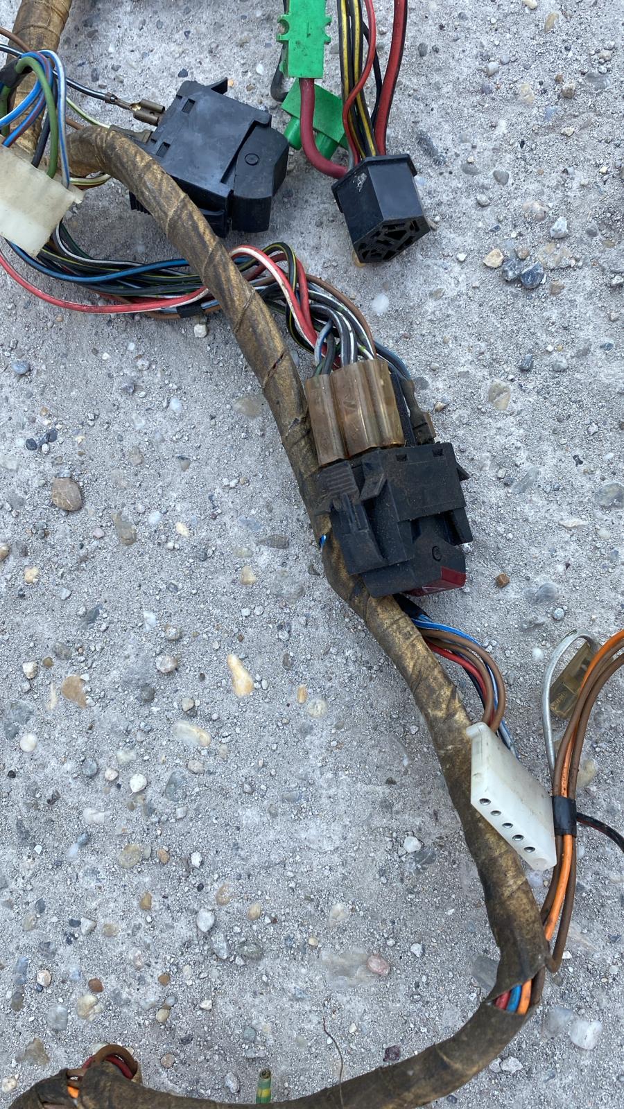 Porsche 924 76-79 LHD Interior/Dashboard wiring loom, used 477971050