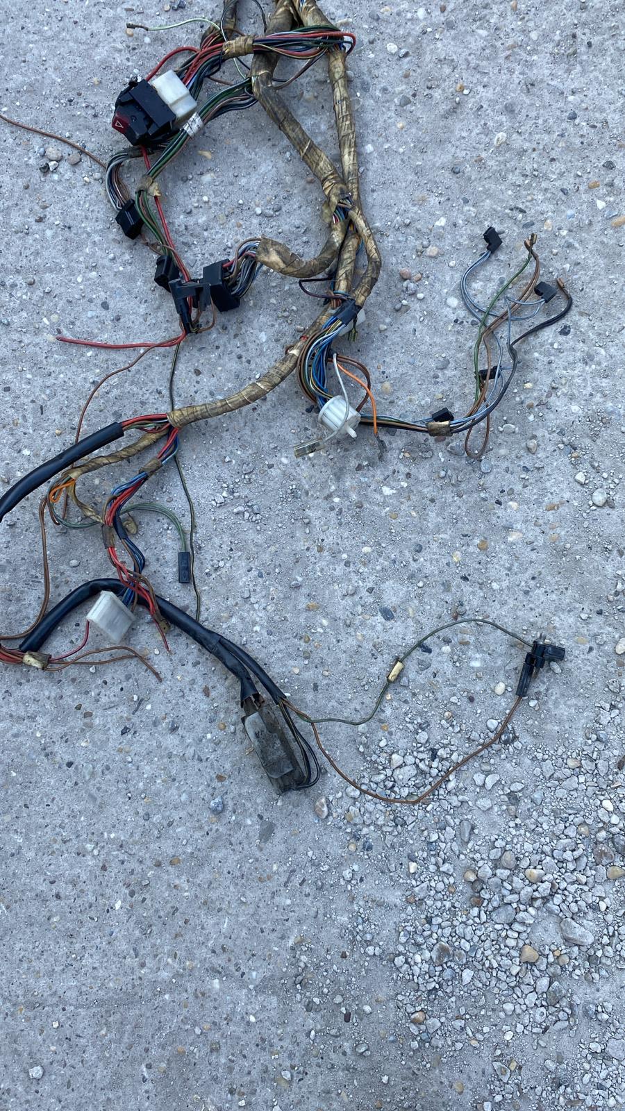 Porsche 924 76-79 LHD interior/dashboard wiring loom, automatic, used 477971050FB