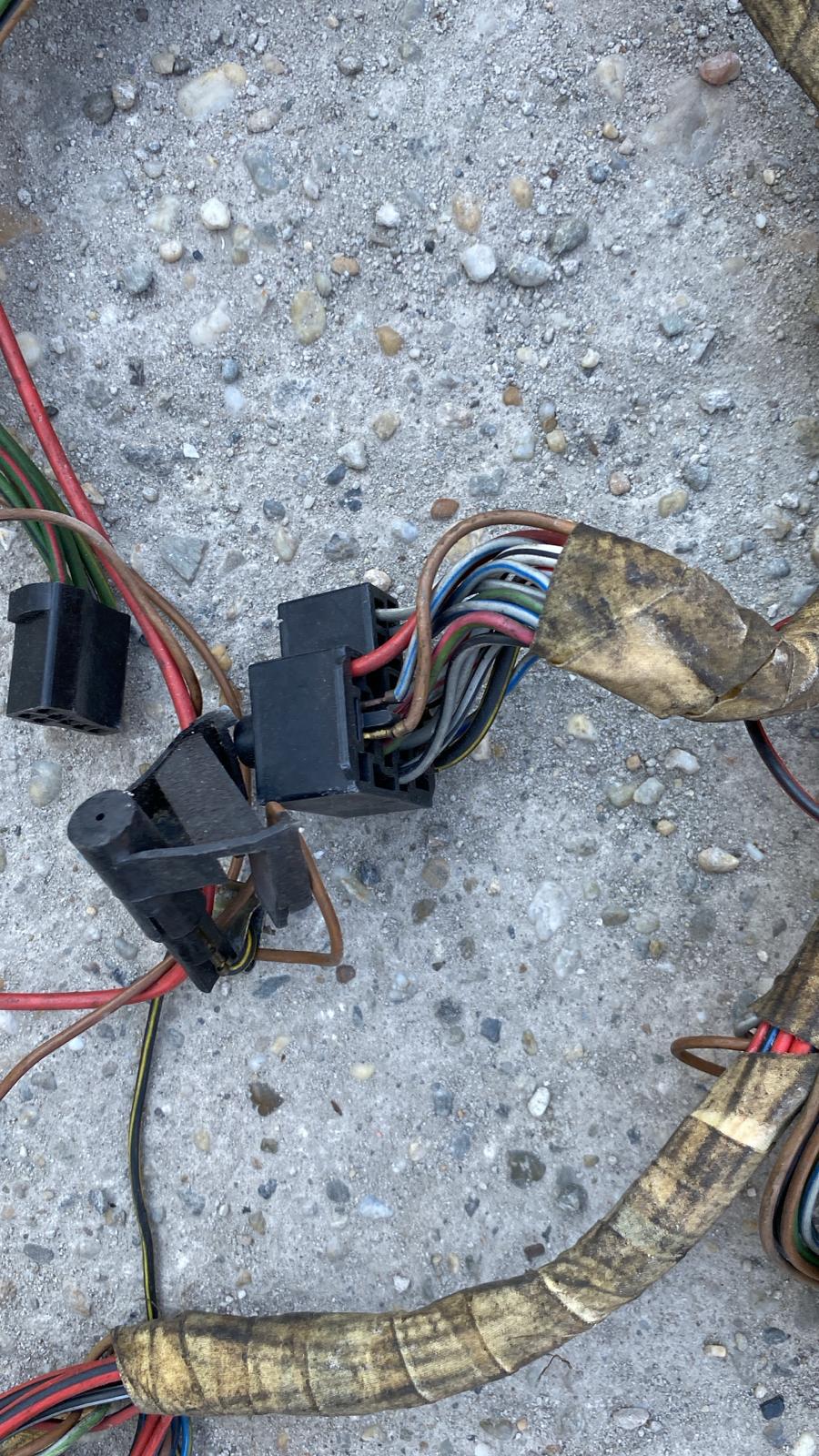 Porsche 924 76-79 LHD interior/dashboard wiring loom, automatic, used 477971050FB