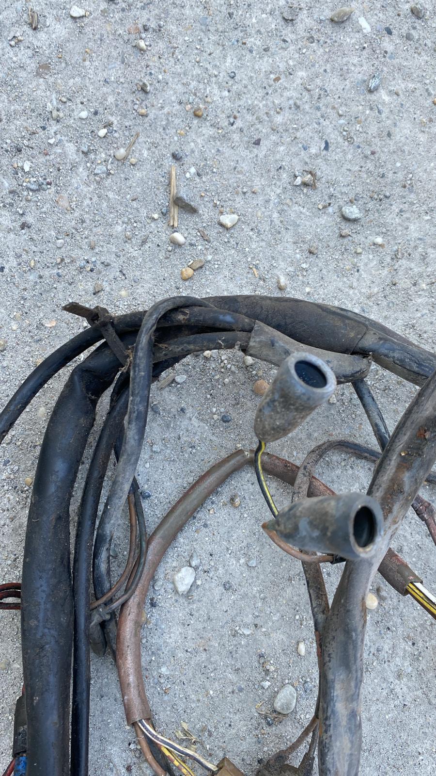 Porsche 924 Early 76-79 LHD engine bay loom, for spares or repair 477971071A