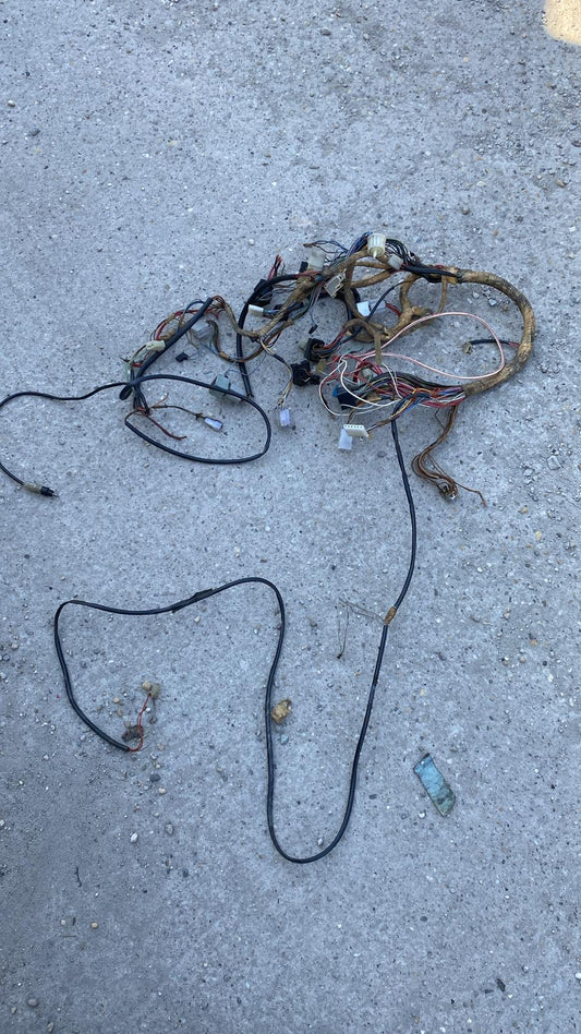 Porsche 944 LHD interior/dashboard wiring loom, manual, for spares or repair 477971050DF