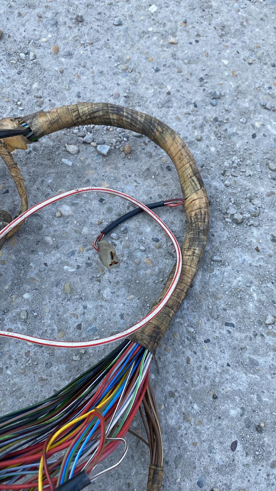 Porsche 944 LHD interior/dashboard wiring loom, manual, for spares or repair 477971050DF