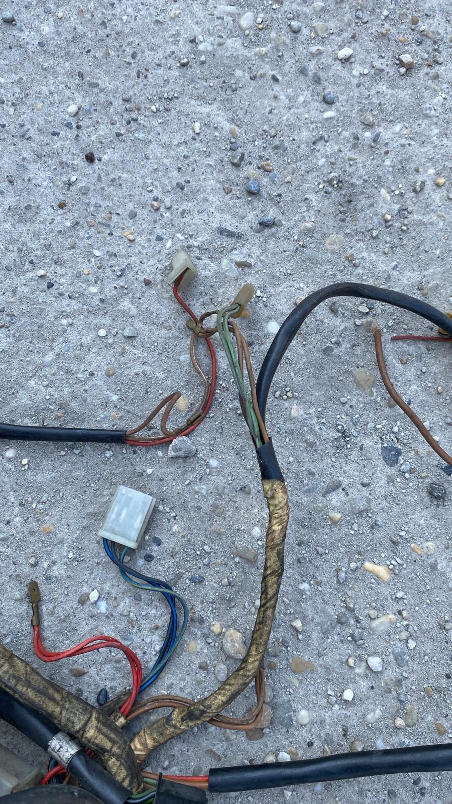 Porsche 944 LHD Manual Interior/Dashboard wiring loom, used 477971050DF
