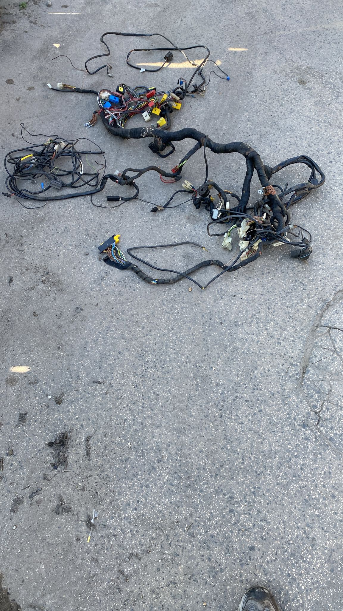 Porsche 928S 1985 LHD Interior / dashboard wiring loom, used 92861200322