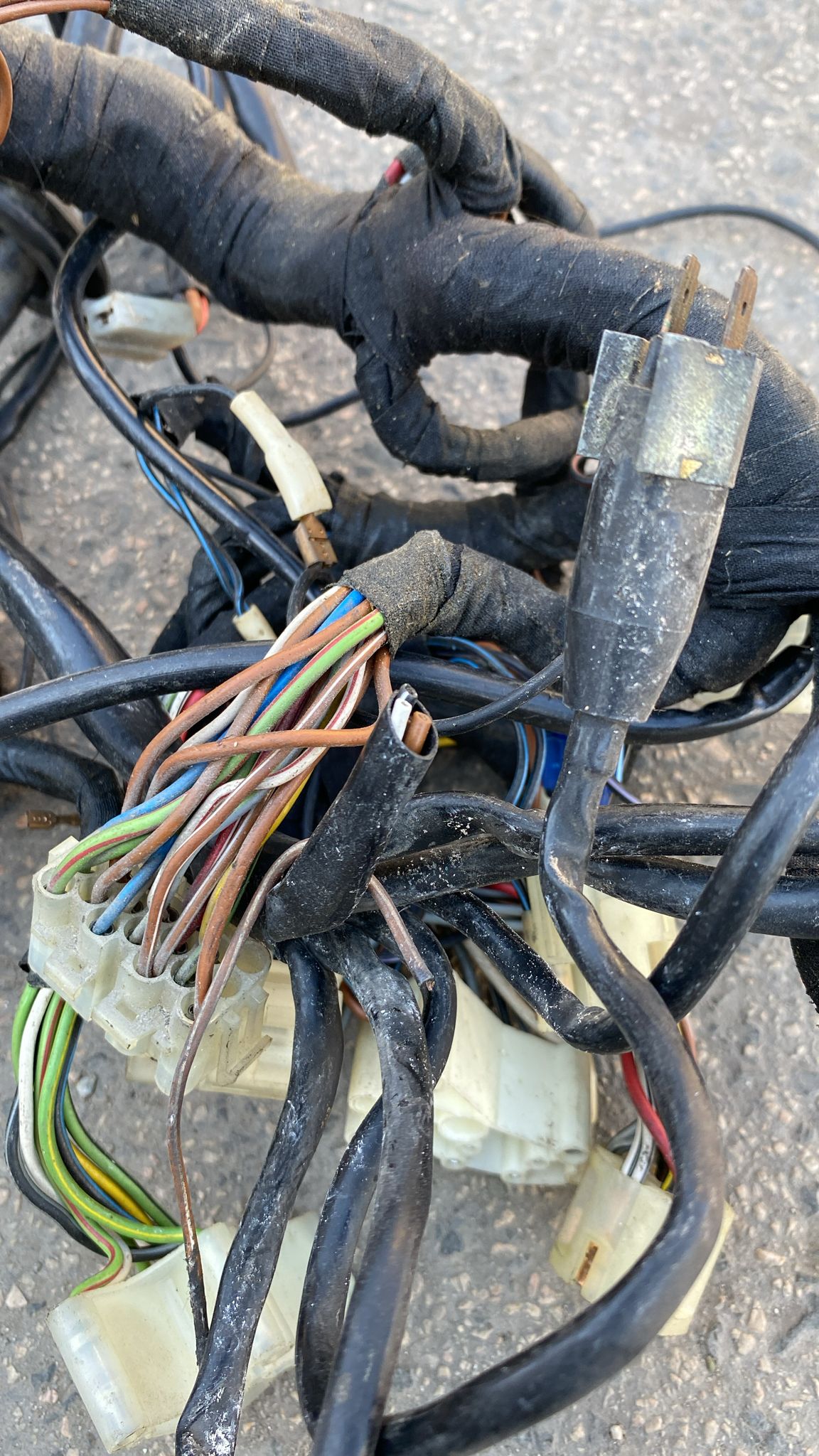 Porsche 928S 1985 LHD Interior / dashboard wiring loom, used 92861200322