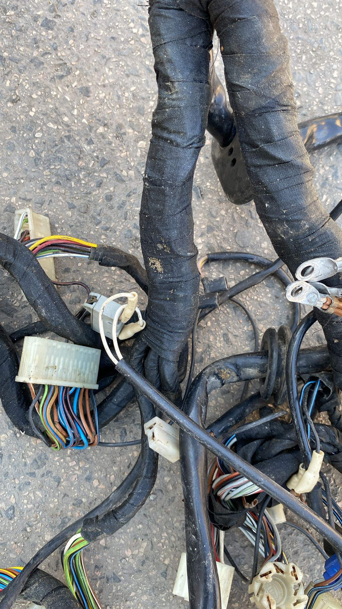 Porsche 928S 1985 LHD Interior / dashboard wiring loom, used 92861200322