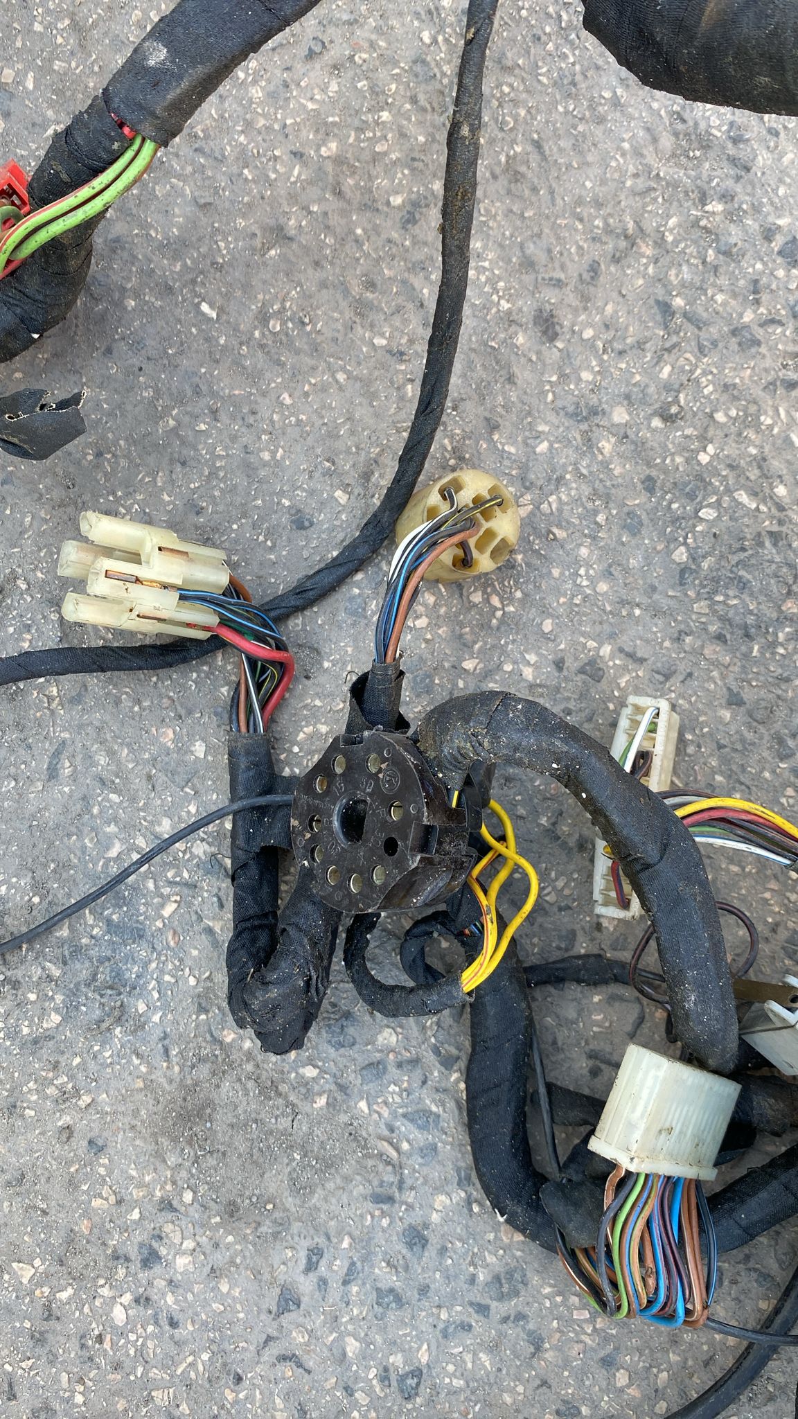 Porsche 928S 1985 LHD Interior / dashboard wiring loom, used 92861200322