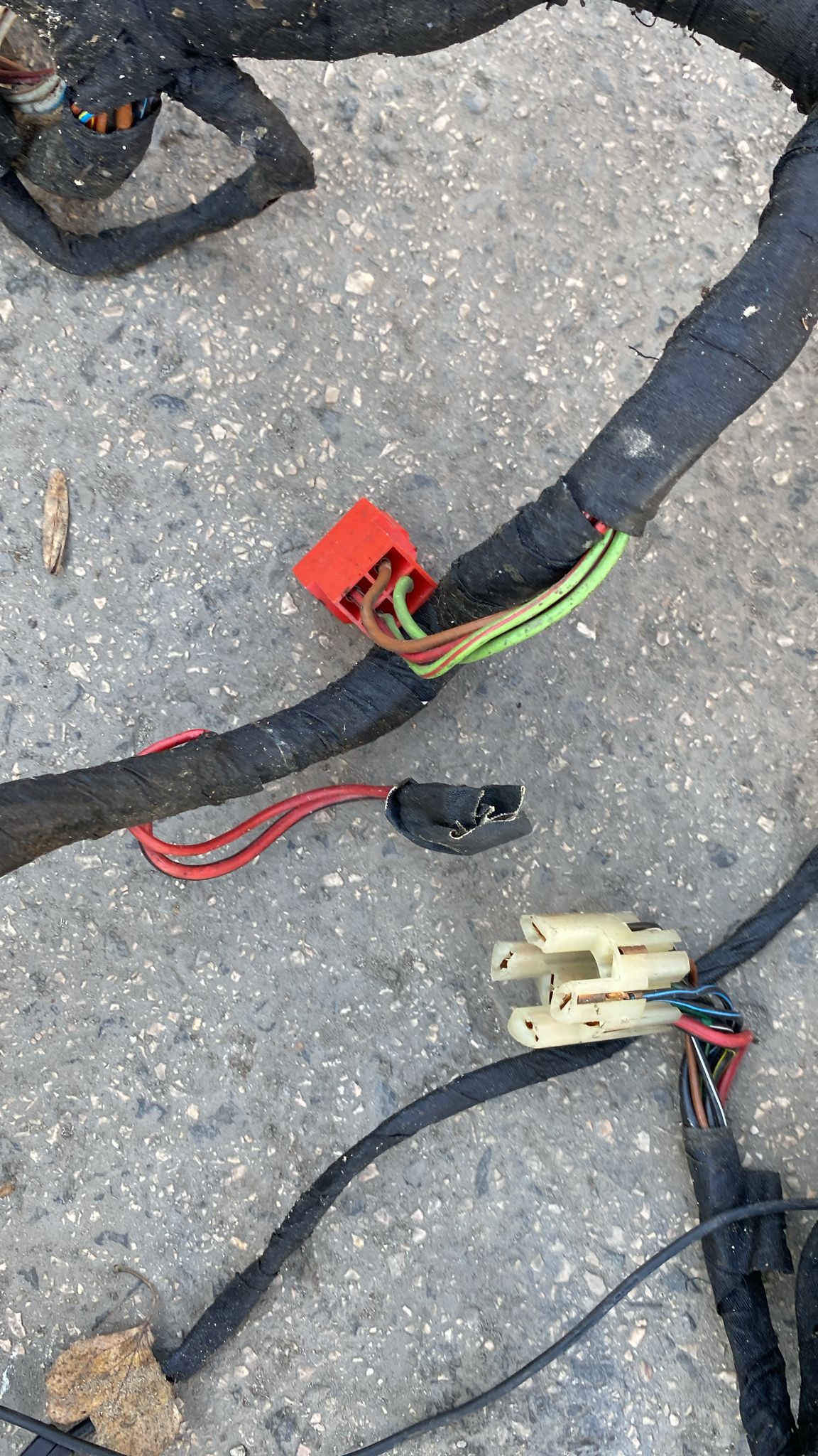 Porsche 928S 1985 LHD Interior / dashboard wiring loom, used 92861200322