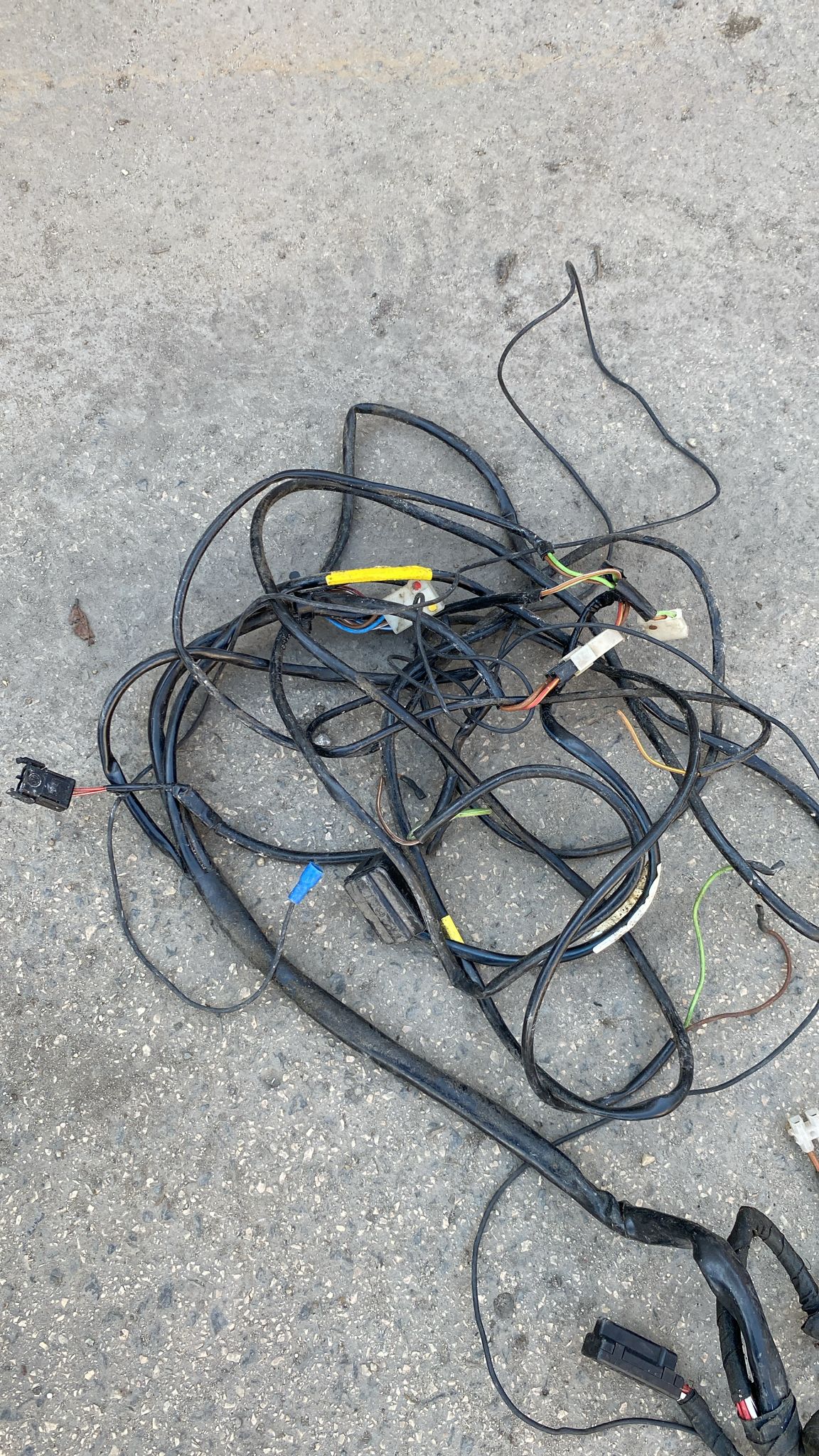 Porsche 928S 1985 LHD Interior / dashboard wiring loom, used 92861200322