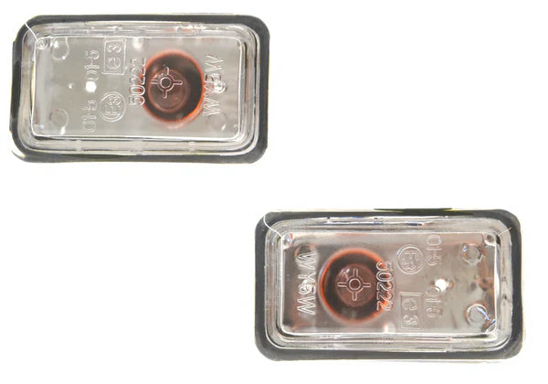 Porsche 924/944 clear side / wing indicator repeaters (pair) ((LB268))