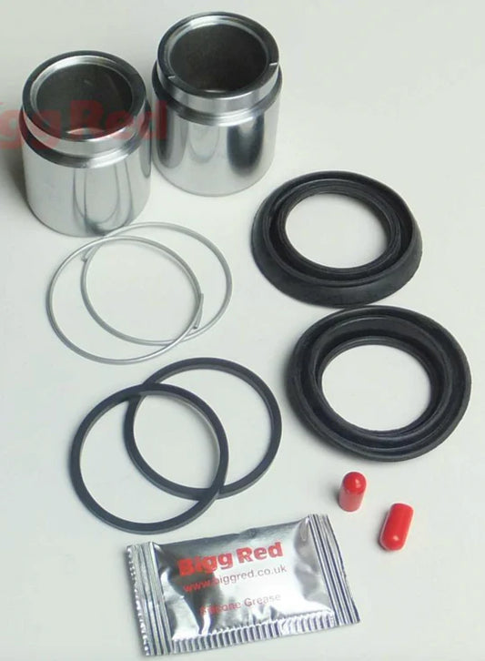 Kit revisione pinza anteriore Porsche 924 2.0 a 4 prigionieri. inclusi 2 pistoni da 47 mm