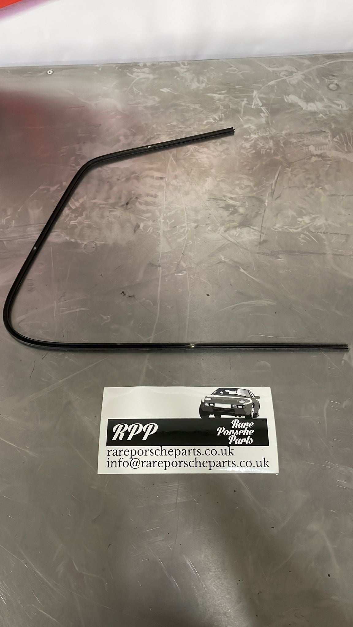 Porsche 944 924 rear left quarter window aluminium trim, 477853365A used