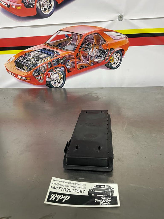 Porsche 928 Mittelarmlehnenkassette, schwarz, gebraucht 92855570102