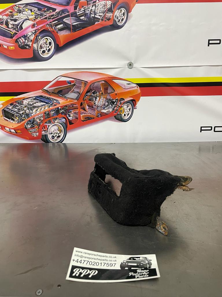 Porsche 928 handbrake sorround carpet, black, used