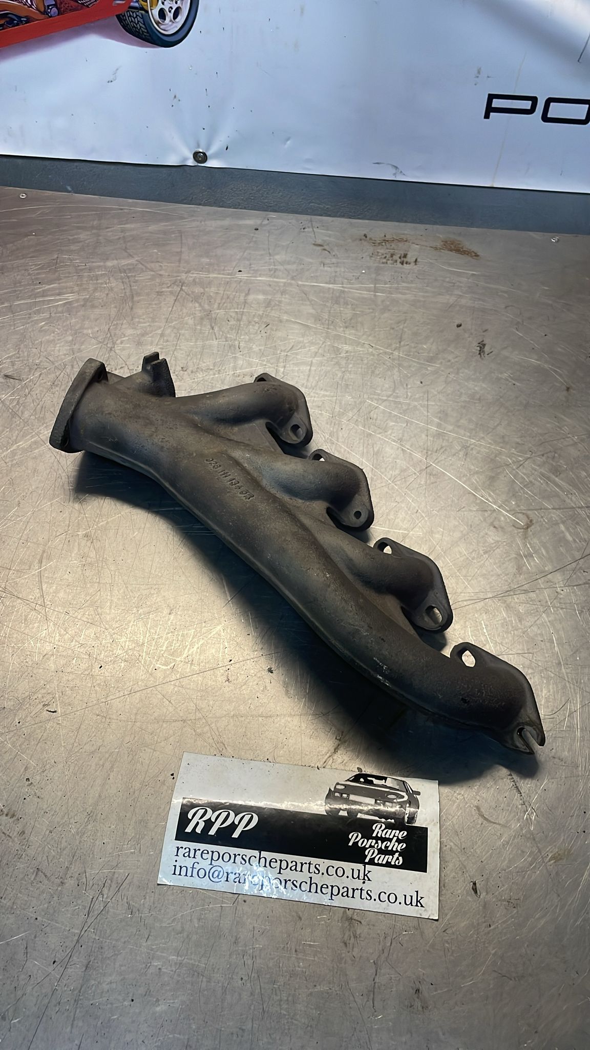 Porsche 928 exhaust manifold, used 9281111345R