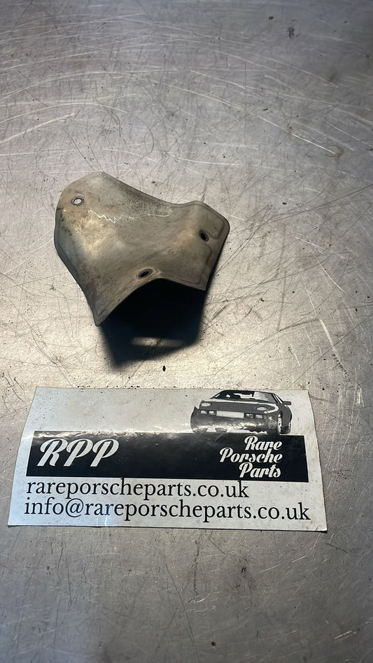 Porsche 928 S4 exhaust manifold heat shield, used