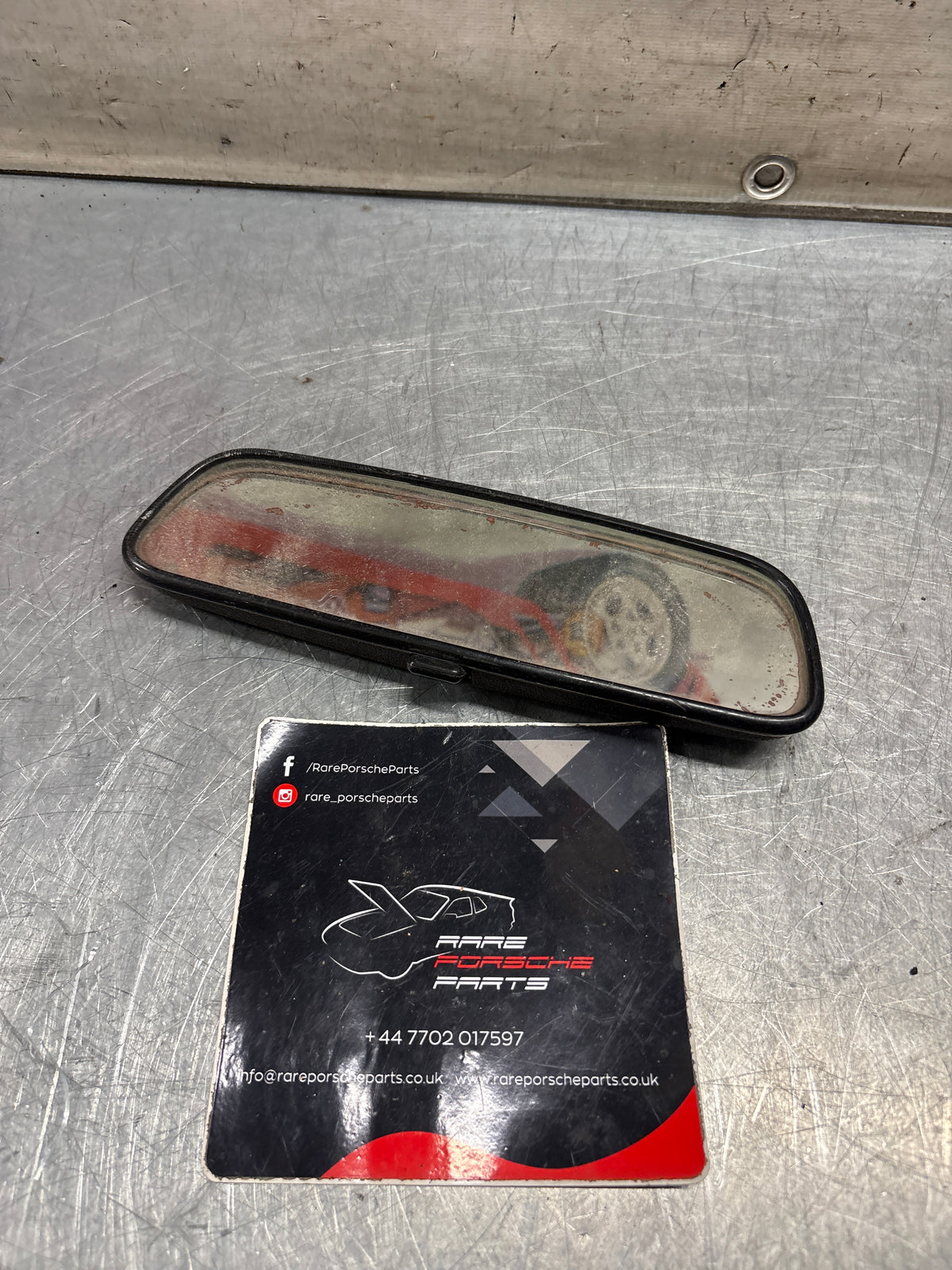 Porsche 924 944 rear view mirror used, for spares or repair 477857511