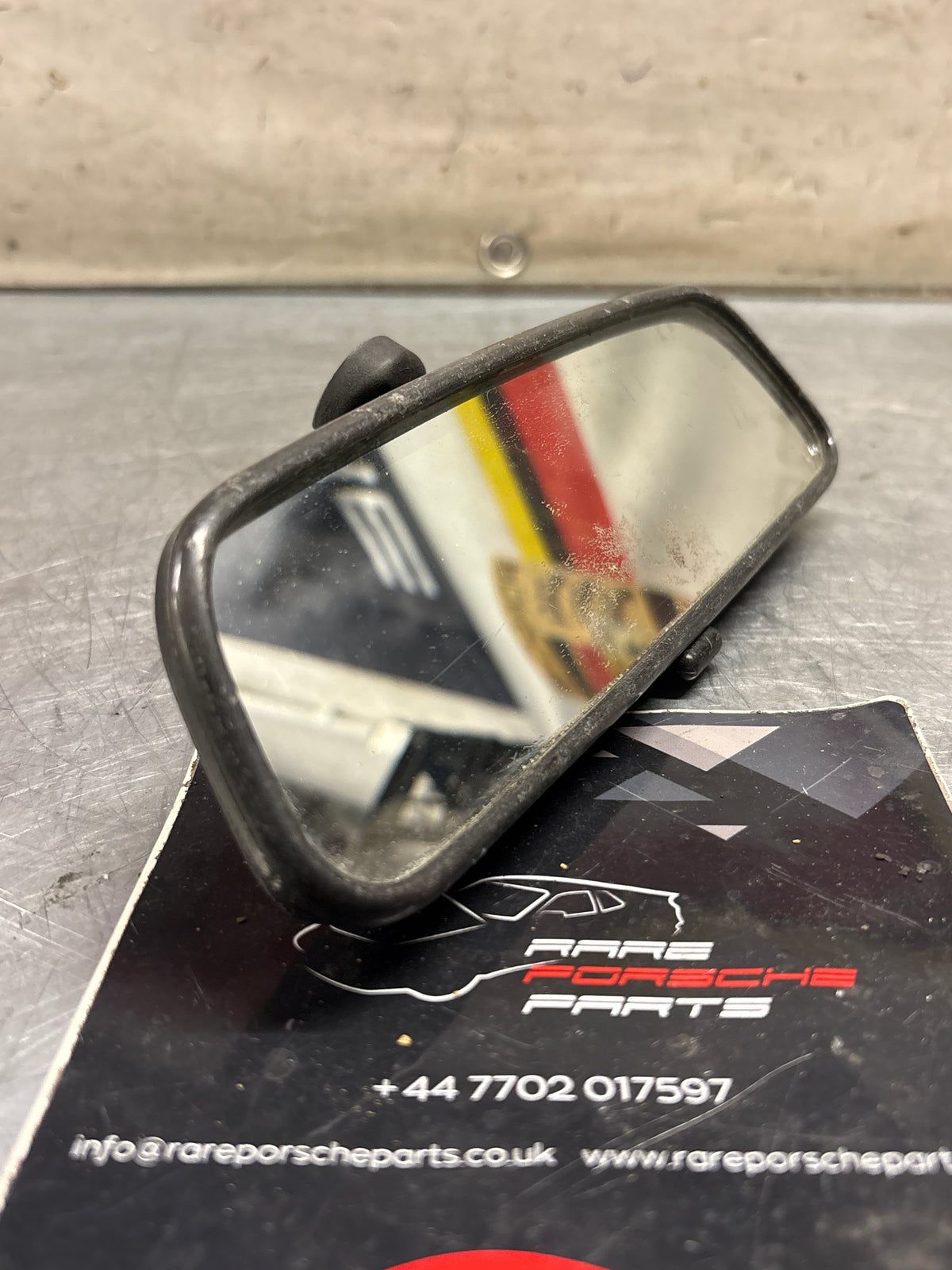 Porsche 924 944 rear view mirror used, for spares or repair 477857511