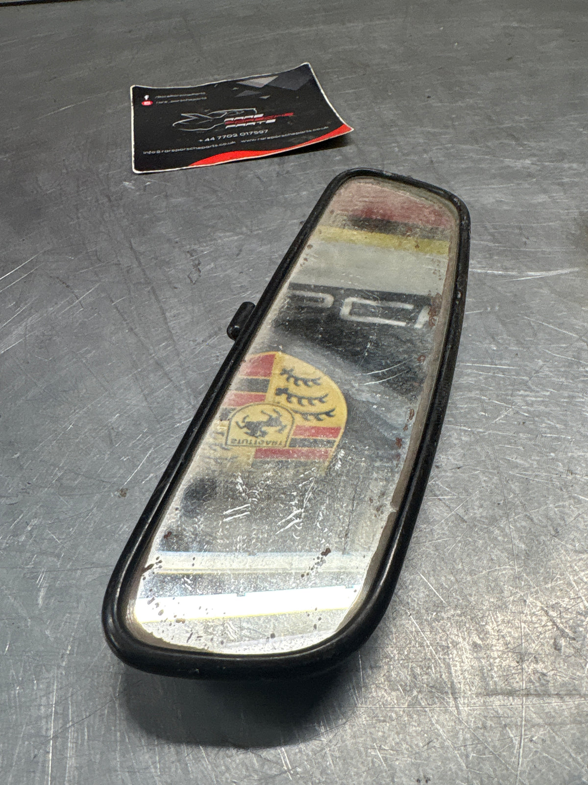 Porsche 924 944 rear view mirror used, for spares or repair 477857511