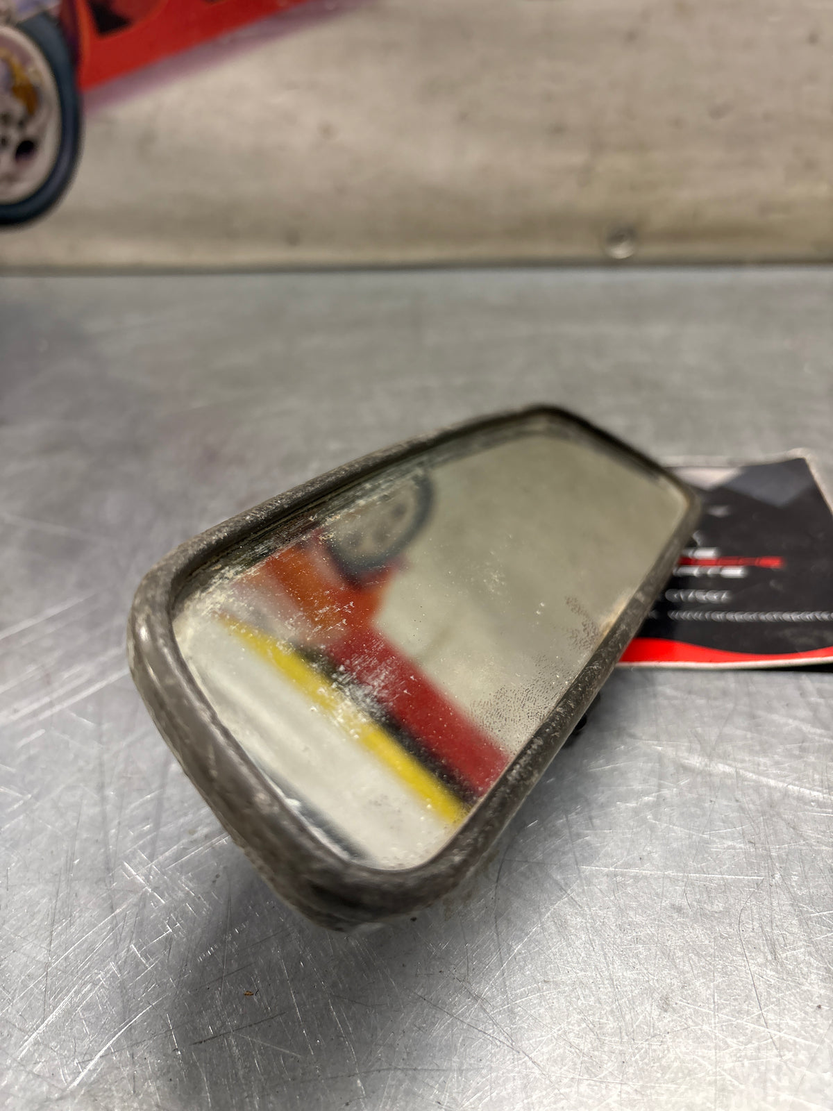 Porsche 924 944 rear view mirror used, for spares or repair 477857511