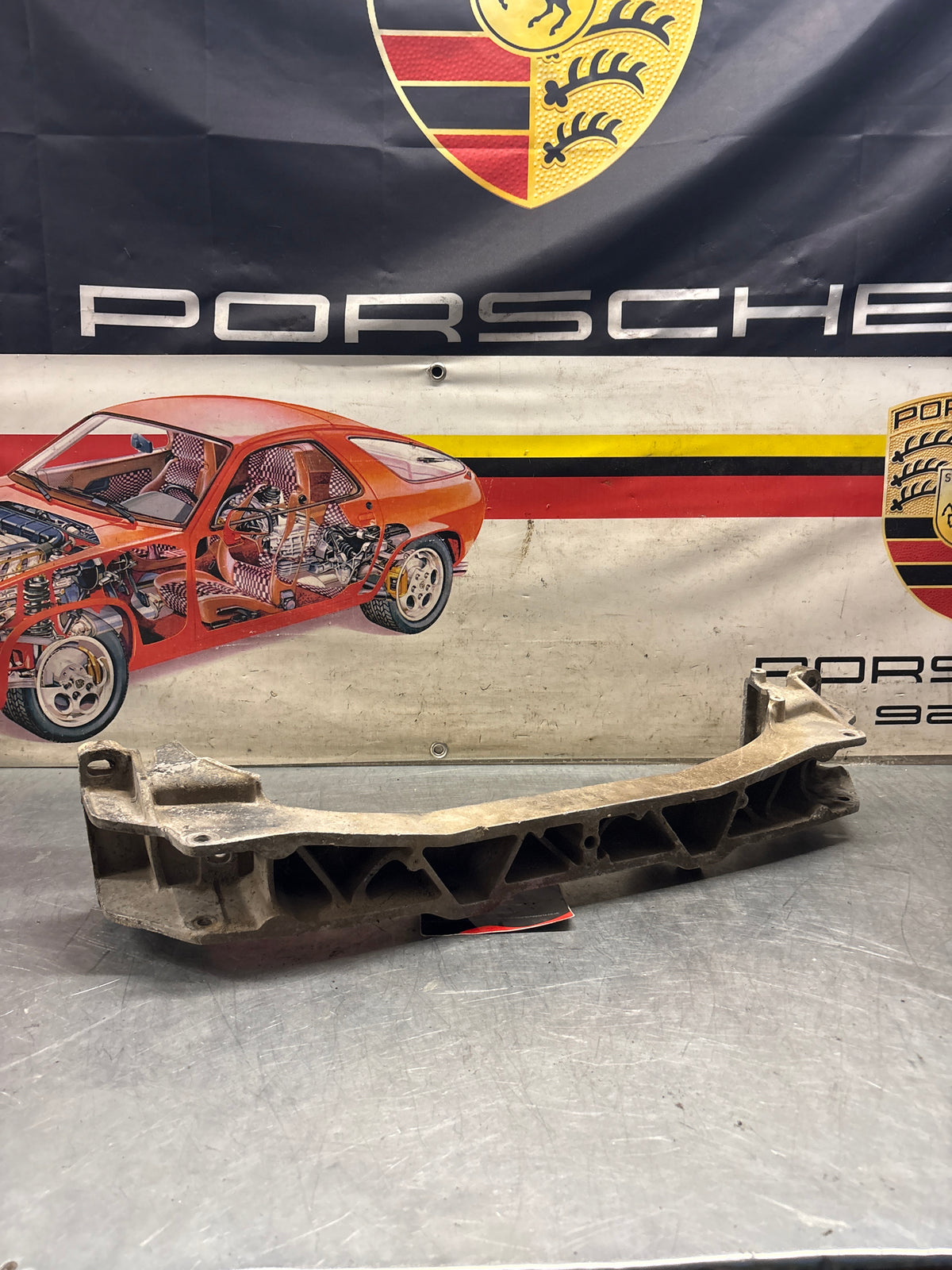 Porsche 944 Engine subframe bracket, 94434110301 Used