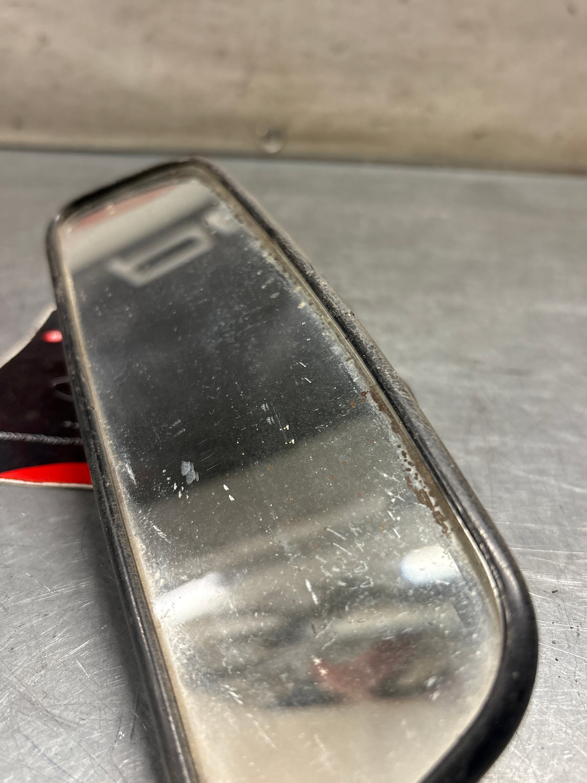 Porsche 924 944 rear view mirror used, for spares or repair 477857511