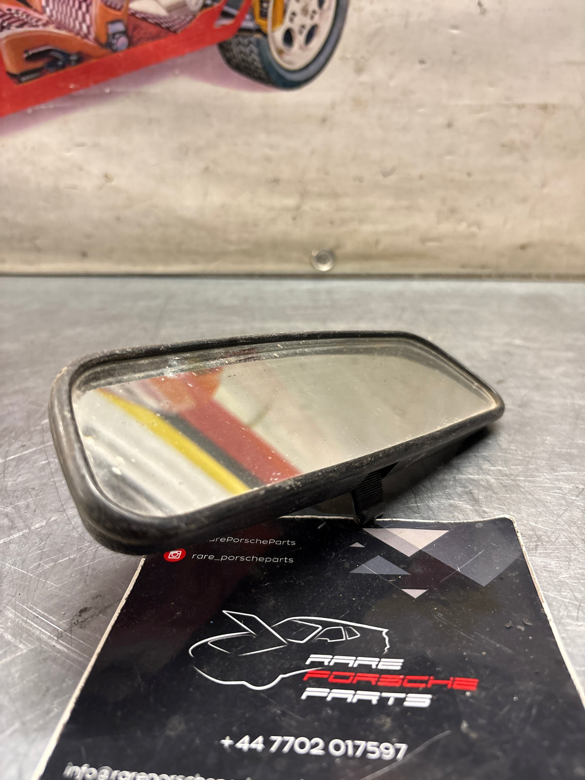 Porsche 924 944 rear view mirror used, for spares or repair 477857511