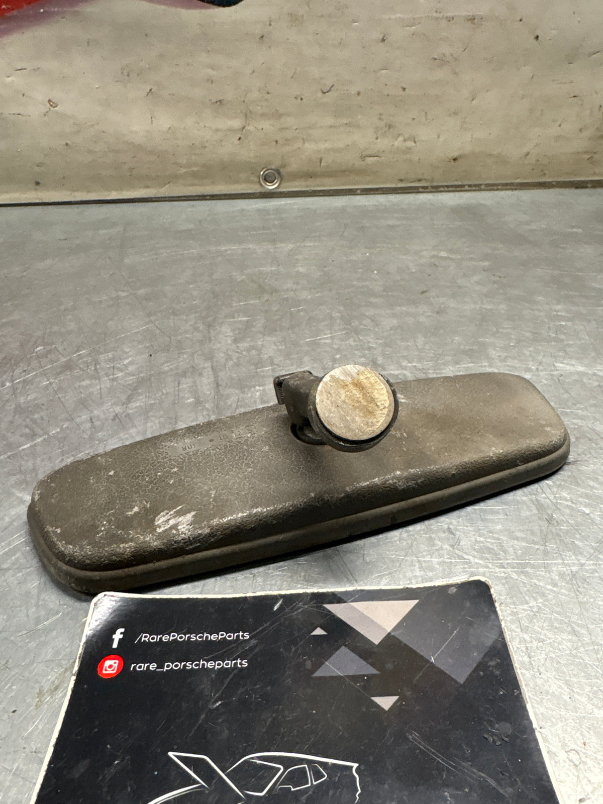Porsche 924 944 rear view mirror used, for spares or repair 477857511