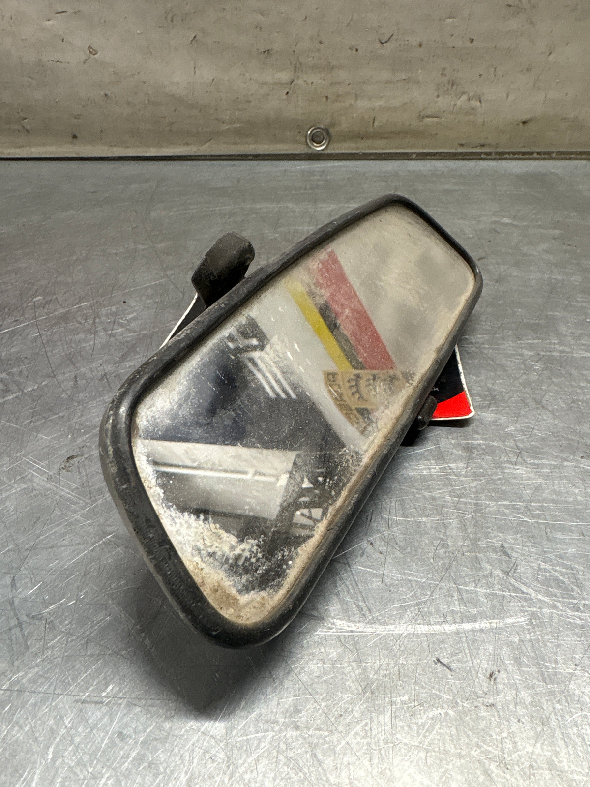 Porsche 924 944 rear view mirror used, for spares or repair 477857511