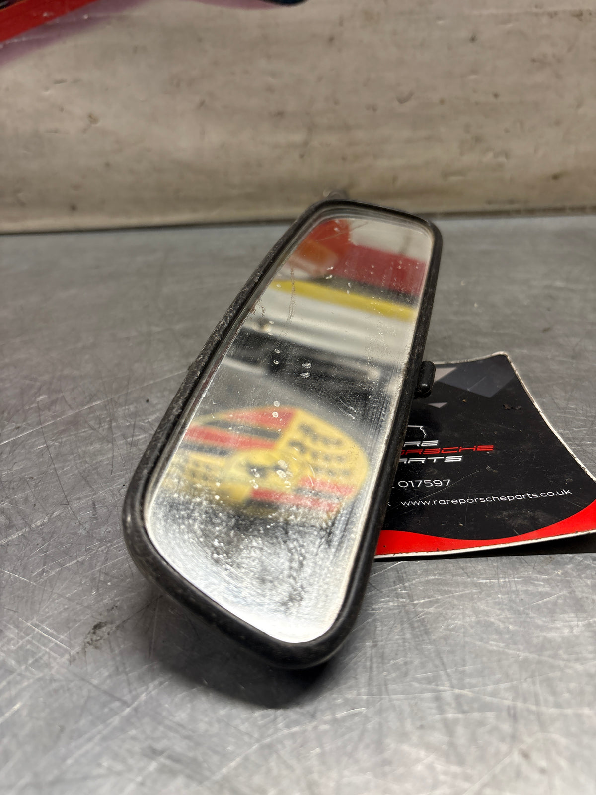 Porsche 924 944 rear view mirror used, for spares or repair 477857511