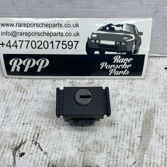 Porsche 924/944 glove box lock in black without badge 477857133 used