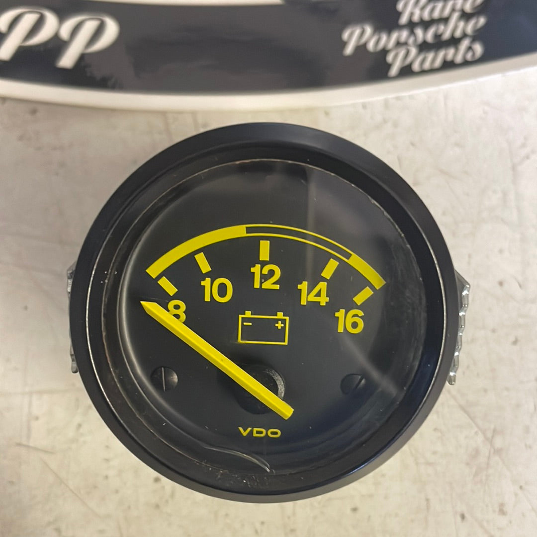 Porsche 944 voltmeter with yellow numbers 94464111900.L used