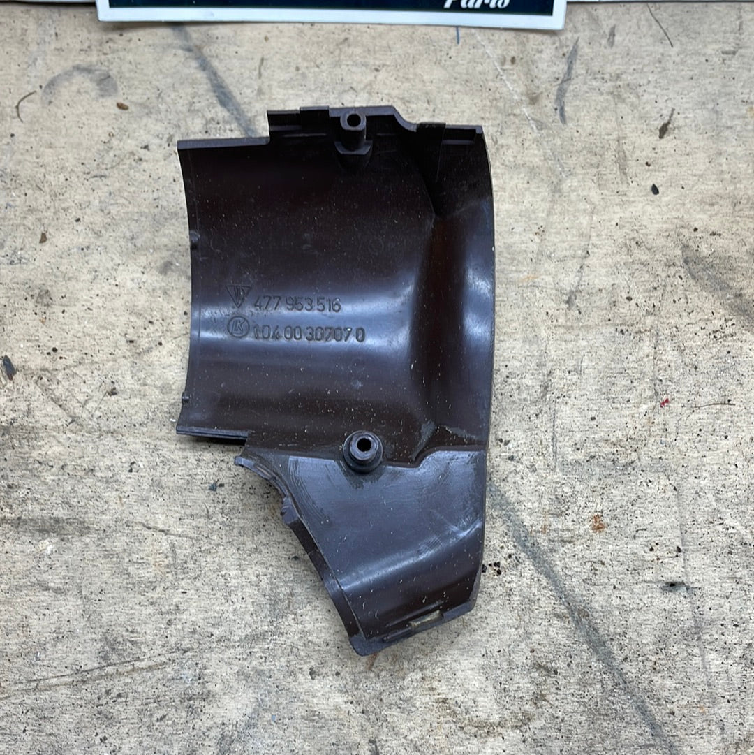 Porsche 924 indicator/wiper stalk cowl in brown 477953516, used