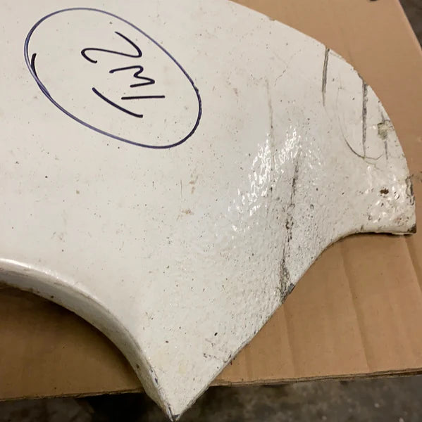 Porsche 924 TURBO series 1 left hand front wing. (TW2) really solid. Early