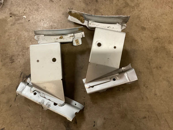 Porsche 944 S2 / 924S Pair of Rear seatbelt mounting body cuts