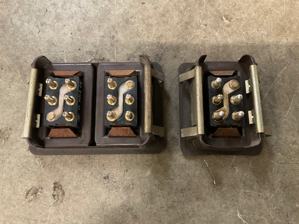Porsche 924/944 to '85 Used 3x Brown Electric window switch set