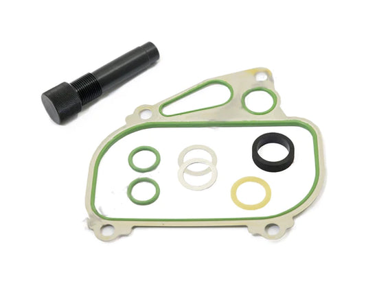 Kit guarnizioni radiatore olio Porsche 924S 944 con attrezzo di montaggio 85-5 in poi inc 2,5 2,7 3,0 94410714799