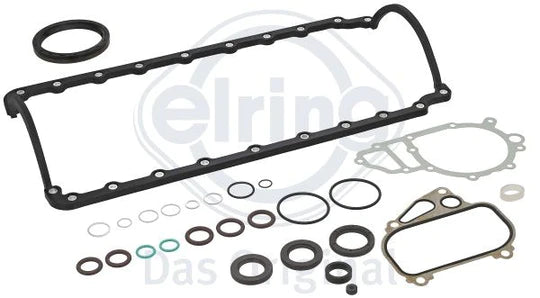 SET GUARNIZIONI FONDO MOTORE PORSCHE 924S / 944 / 944S / 944T 2.5. (Marchio Elring) 94410090103