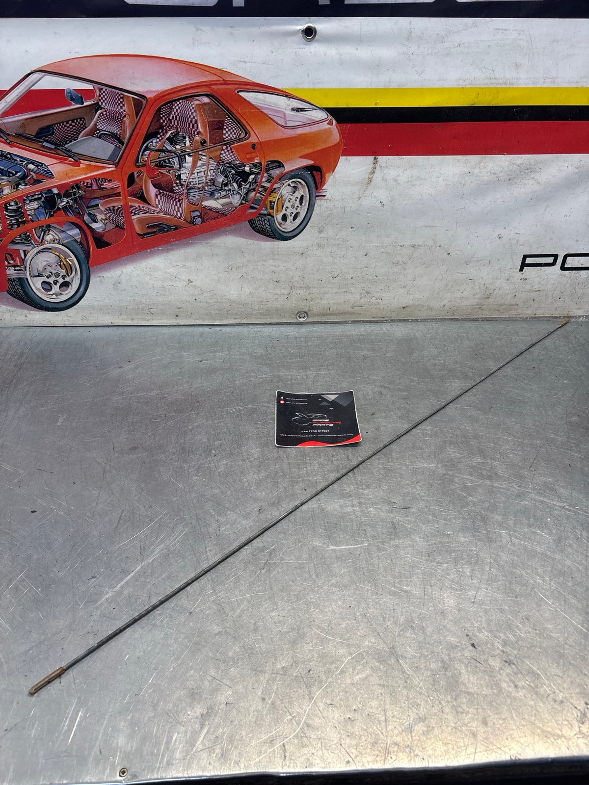 Porsche 924 944 roof lining rod 477867503