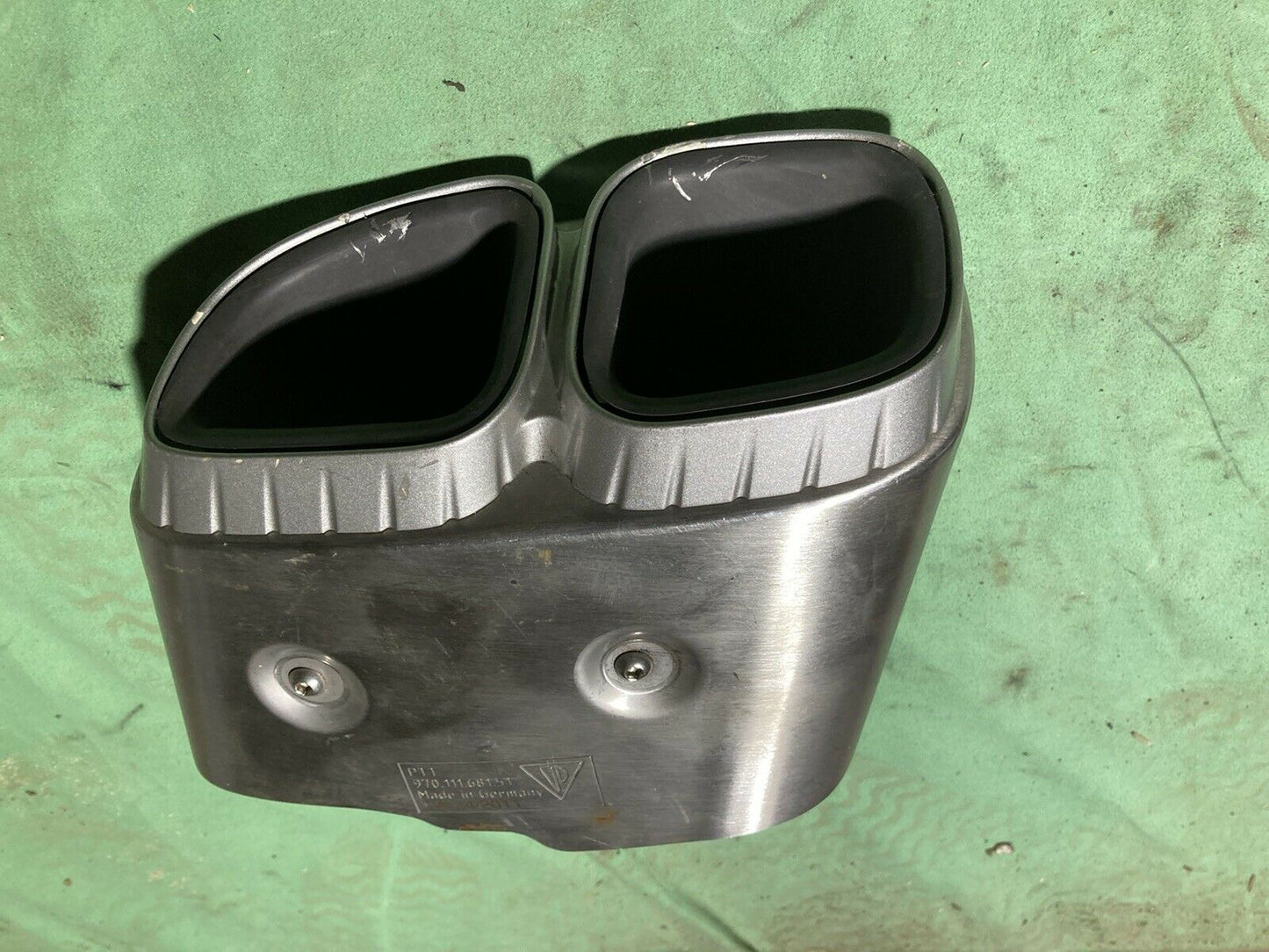 Terminale di scarico originale PORSCHE Panamera 970 sinistro 97011168151