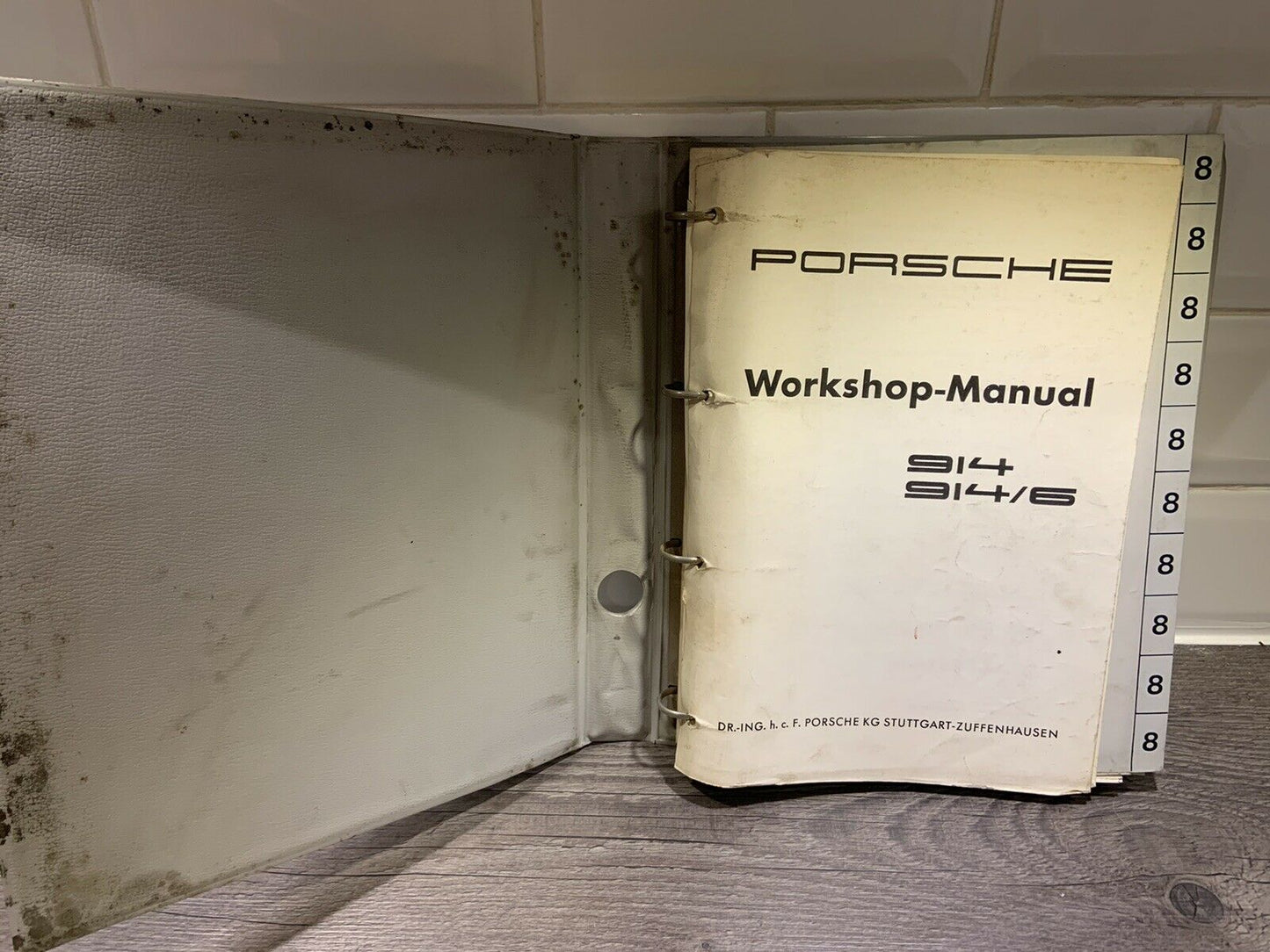 Porsche 914 914/6 Werks-Servicehandbuch 8-9 Elektrik/Karosserie