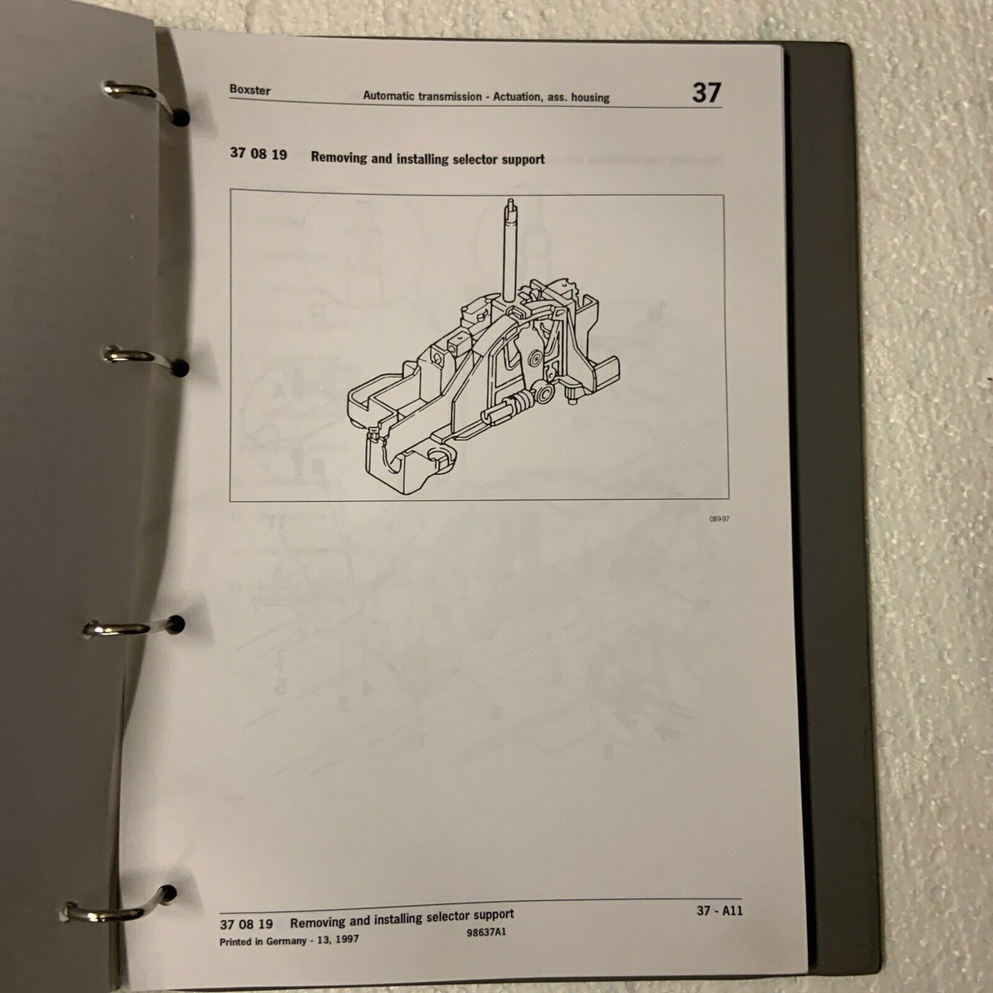 Porsche Boxster 986 Werks-Servicehandbuch Gruppe 3, Automatikgetriebe