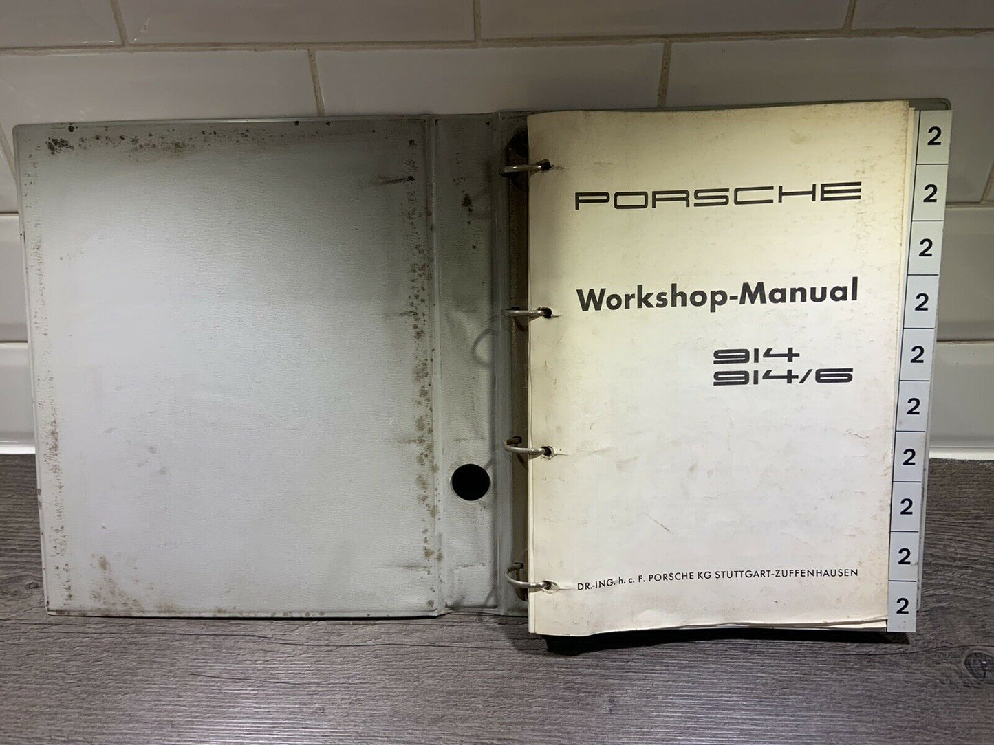 Porsche 914 914/6 Factory Service Manual 0, 2, 6, 7 Fuel, Brakes Wheel, Pedal S