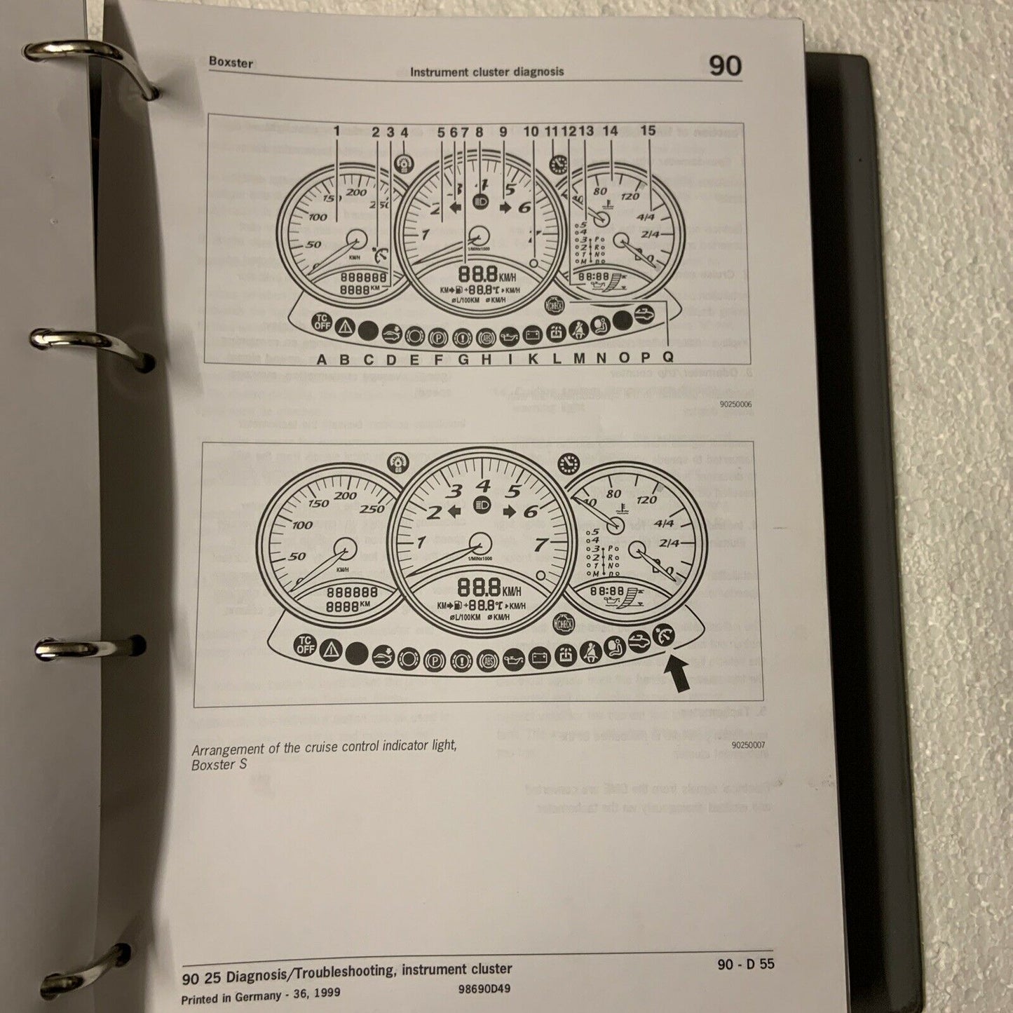 Porsche Boxster 986 Werks-Servicehandbuch Gruppe 0 Diagnose Teil2